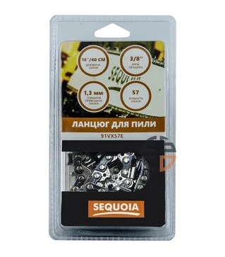 Ланцюг SEQUOIA 16"/40 см, 3/8'', 1,3 мм (91VX57E)
