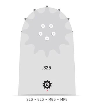 Шина OREGON 18"/45 см, 0,325'', 1,5 мм (188SLGK095)