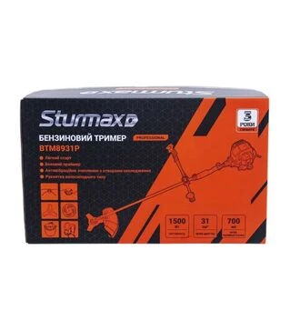 Мотокоса Sturmax Professional BTM8931P, 1,5 кВт