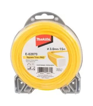 Волосінь для тримера Makita двошарова 3 мм/15м (E-02870)