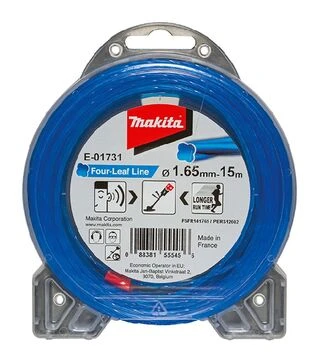 Волосінь для тримера Makita 1,65мм/15м, конюшина (E-01731)