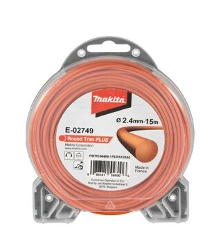 Волосінь для тримера Makita 2,4мм/15м, кругла (E-02749)