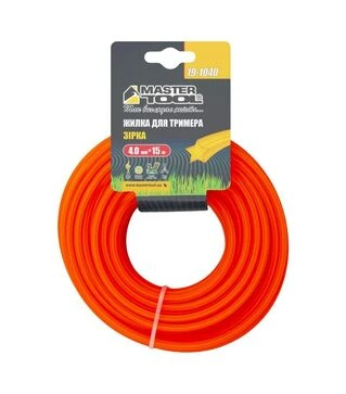 Волосінь для тримера MASTERTOOL зірка, 4 мм, 15 м (19-1040)