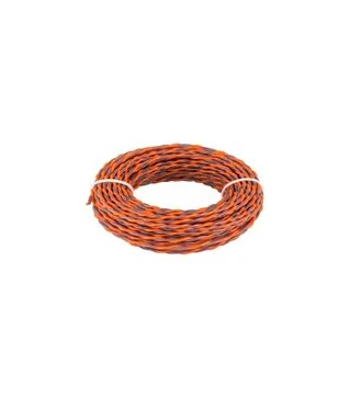Волосінь для тримера MASTERTOOL SPIRAL, безшумна, 3 мм, 15 м (19-1630)