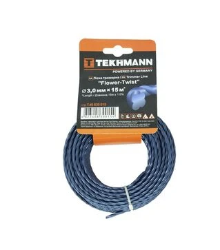 Леска для триммера Tekhmann Flower-Twist, 3,0 мм, 15 м (T.40830015)