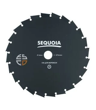 Ніж для тримера SEQUOIA &Oslash;255х25,4 мм, 1,4 мм, 24-зубчатий (GB24-255)