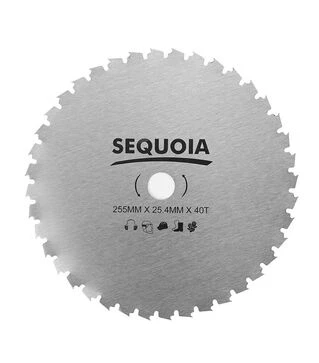 Ніж для тримера SEQUOIA &Oslash;255х25,4 мм, 1,3 мм, 40-зубчатий, з напайками (GB40A-255-PRO)