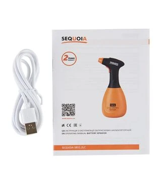 Обприскувач акумуляторний SEQUOIA SBS1.2LC, 1,2 л, 3,7 В 2 А*год, 1,4 Бар