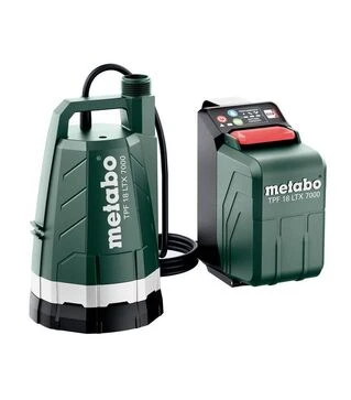 Насос занурювальний акумуляторний Metabo TPF 18 LTX 7000, 18 В, без АКБ та ЗП (601748850)