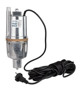 Насос вибрационный Wetron WVM60-1, 250 Вт, 75 м, 18 л/мин, нижний забор (778387)