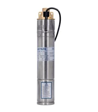 Насос вихревой Wetron 4SKmw100M, 750 Вт, 58 м, 45 л/мин, &Oslash;96 мм, для чистой воды (778331)