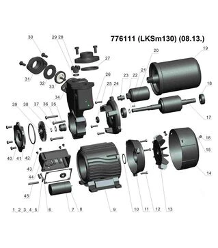 Насосна станція LEO LKSm130, 1250 Вт, 30 м, 30 л/хв (776111)