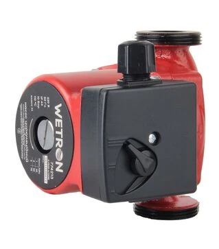Насос циркуляционный Wetron LPS25-6/130B, 100 Вт, 6 м, 50 л/мин, &Oslash;1 1/2" 130 мм, с гайками &Oslash;1", бордо (774233)