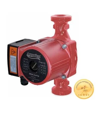 Насос циркуляційний Aquatica 100 Вт, 6 м, 75 л/хв, &Oslash;2" 180 мм, з гайками &Oslash;1 1/4" (774134)