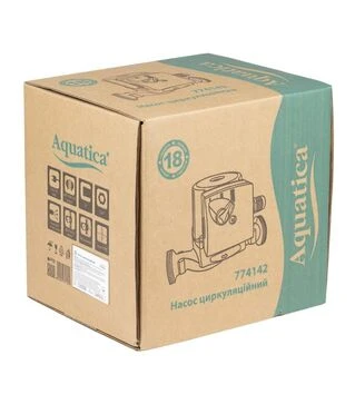 Насос циркуляционный Aquatica 245 Вт, 8 м, 200 л/мин, &Oslash;2" 180 мм, с гайками &Oslash;1 1/4" (774142)