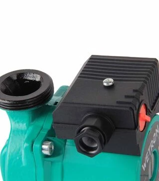 Насос циркуляційний Wetron 75 Вт, 4 м, 45 л/хв, &Oslash;1 1/2" 130 мм, з гайками &Oslash;1", зелений (774313)