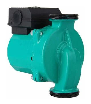 Насос циркуляційний Wetron 75 Вт, 4 м, 45 л/хв, &Oslash;1 1/2" 130 мм, з гайками &Oslash;1", зелений (774313)