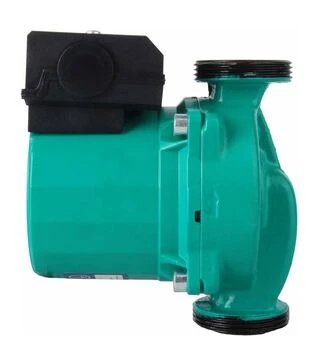 Насос циркуляційний Wetron 75 Вт, 4 м, 45 л/хв, &Oslash;1 1/2" 130 мм, з гайками &Oslash;1", зелений (774313)