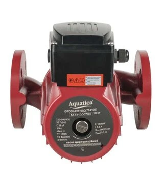 Насос циркуляційний фланцевий Aquatica 1300 Вт, 20,3 м, 300 л/хв, DN50, 280 мм, відповідний фланець (774198)