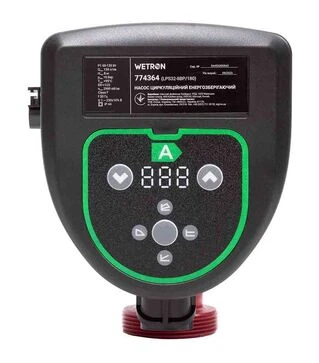 Насос циркуляционный энергосберегающий Wetron 50-130 Вт, 8 м, 130 л/мин &Oslash;2&Prime; 180 мм, с гайками &Oslash;1 1/4&Prime; (774364)