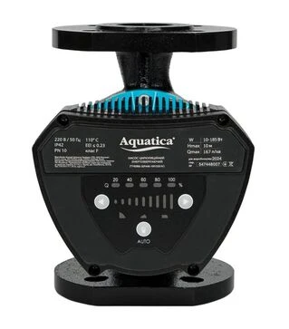 Насос циркуляційний фланцевий енергозберігаючий Aquatica GPA40-10F/220 IV, 10-185 Вт, 10 м, 167 л/хв (774086)