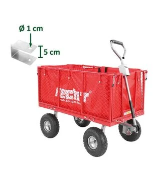 Прицепная тележка универсальная HECHT 52184, 180 л