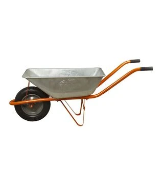 Тачка садовая Flora одноколесная, 58 л, 120 кг, колесо 14" (5055324)