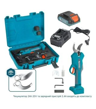 Секатор аккумуляторный KS CPS20V-32 CASE в кейсе