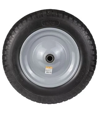 Колесо для тачки Flora 14", 3,50-8, 370&times;80мм вісь &Oslash;16мм довжина 90мм (5058364)