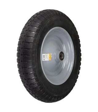 Колесо для тачки Flora 14", 3,50-8, 370&times;80мм вісь &Oslash;16мм довжина 90мм (5058364)