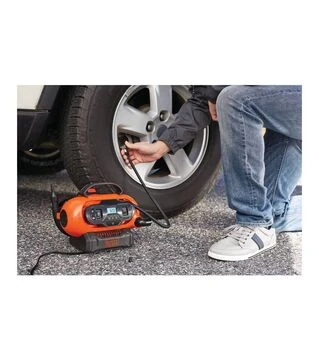 Компресор автомобільний акумуляторний BLACK + DECKER BDCINF18N, 18 В, без АКБ та ЗП