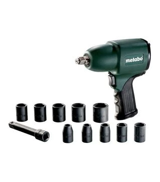 Пневмогайковерт ударний Metabo DSSW 360, 1/2", 360 Нм + набір аксесуарів (604118500)