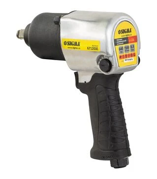 Пневмогайковерт з набором насадок Sigma 1/2", 640 Нм (6712031)