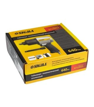 Пневмогайковерт усиленный Sigma 1/2", 640 Нм (6712011)