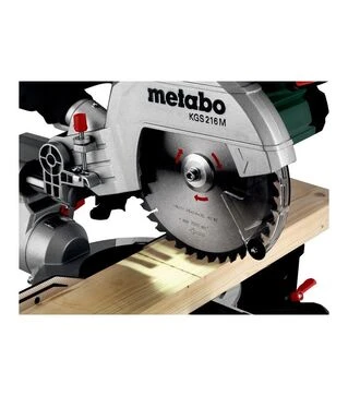 Пила торцовочная Metabo KGS 216 M, с функцией протяжки + станина KSU 251 (691213000)