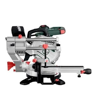 Пила торцювальна Metabo KGSV 216 MC, з функцією протягування та двостороннім нахилом (615216000)