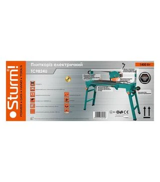 Плиткоріз з верхнім мотором Sturm TC9824U, 1400 Вт, довжина різання 1200 мм