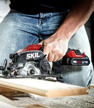 Дискова (циркулярна) пила акумуляторна SKIL 3540 CA Compact, 20 В, 4 А*год (SW1E3540CA+BC1E3111A)