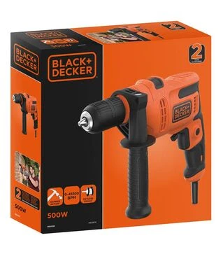 Дриль ударний BLACK+DECKER BEH200, 500 Вт