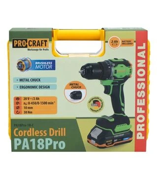 Шуруповерт аккумуляторный Procraft PA-18 PRO (001816)