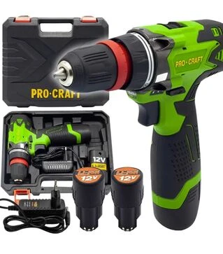 Шуруповерт акумуляторний Procraft PA-12 Industrial DFR (000125)