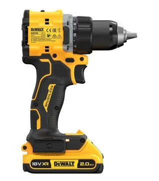 Дрель-шуруповерт аккумуляторный DeWALT DCD794D2T, XR Li-Ion 18 В, 2 Агод, в кейсе