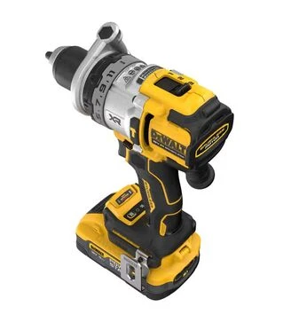 Дрель-шуруповерт ударная аккумуляторная DeWALT DCD1007H2T, XR PowerStack 18 В, 5 Агод, в кейсе