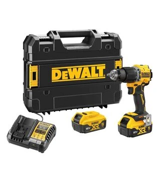 Дрель-шуруповерт ударная аккумуляторная DeWALT DCD799P2T, XR Li-Ion 18 В, 5 Агод, в кейсе