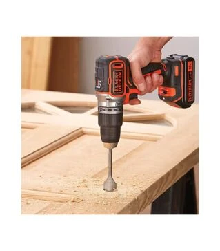 Дрель-шуруповерт ударная аккумуляторная BLACK+DECKER BL188KB, 18 В, 1,5 Агод, в кейсе