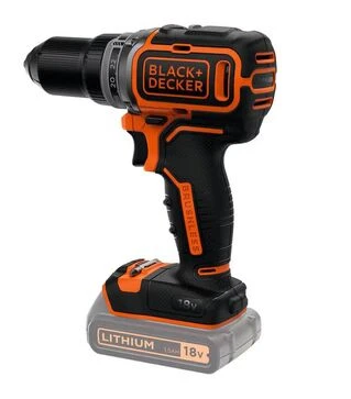 Дриль-шурупокрут акумуляторний BLACK+DECKER BL186N, 18 В, без АКБ та ЗП