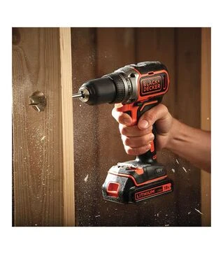Дриль-шурупокрут акумуляторний BLACK+DECKER BL186N, 18 В, без АКБ та ЗП