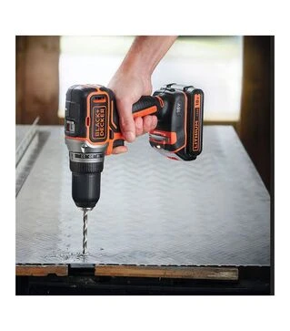 Дриль-шурупокрут акумуляторний BLACK+DECKER BL186N, 18 В, без АКБ та ЗП