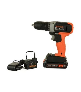 Дриль-шурупокрут акумуляторний BLACK+DECKER BCD001C1, 18 В, 1,5 Агод