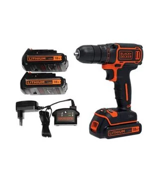 Дриль-шурупокрут акумуляторний BLACK+DECKER BDCDC18B, 18 В, 1,5 Агод